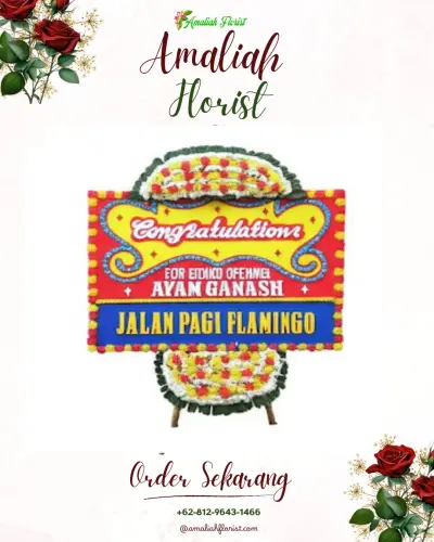 Bunga Papan Congratulation di Kadirejo